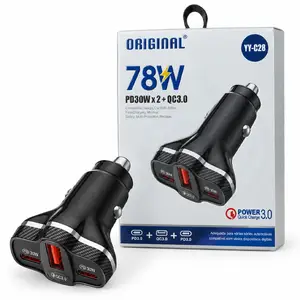 شارژر فندکی مدل yy-c28 مشکی