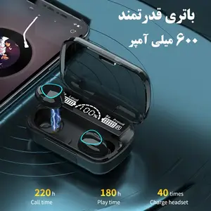 هندزفری بلوتوثی مدل M10 V5.3 Touch version B - 3