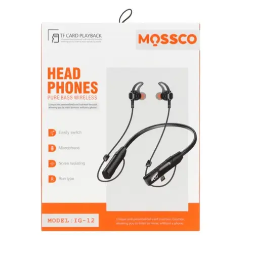 هندزفری گردنی مسکو مدل IG-12 + رم خور - 1