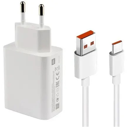 آداپتور شارژر شیائومی مدل 33w به همراه کابل USB-C