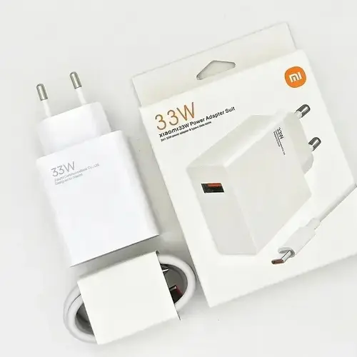 آداپتور شارژر شیائومی مدل 33w به همراه کابل USB-C - 1