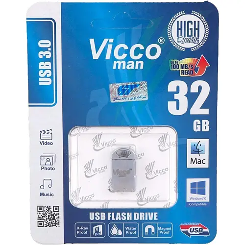 فلش 32 گیگ ویکومن Vicco Man VC343 USB3.0 - 1
