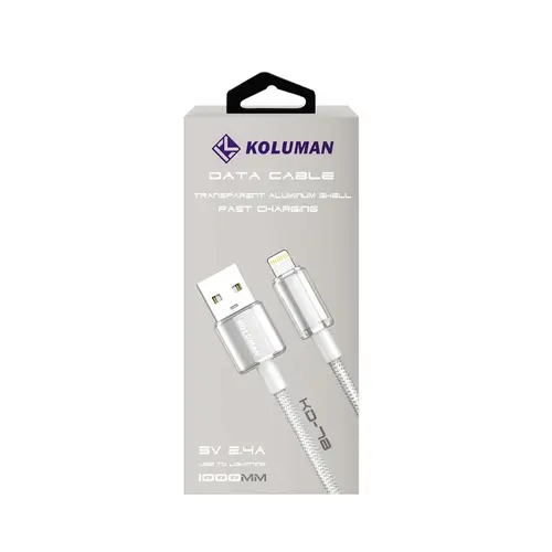 کابل تبدیل USB به لایتنینگ کلومن مدل KD78 - 1