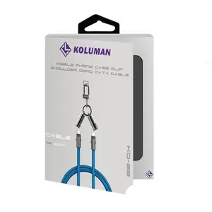 کابل شارژ فست Koluman Type-C to Type-C مدل KD-88 30W - 1