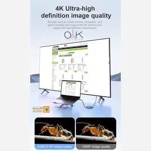 کابل شارژ تایپ سی به تایپ سی OAK مدل K300 - 1