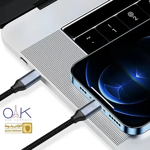 کابل شارژ تایپ سی به تایپ سی OAK مدل K300 - 2