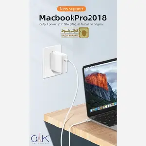 کابل دو سر تایپ سی 100 وات OAK مدل K200 - 2