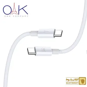 کابل دو سر تایپ سی 100 وات OAK مدل K200 - 1