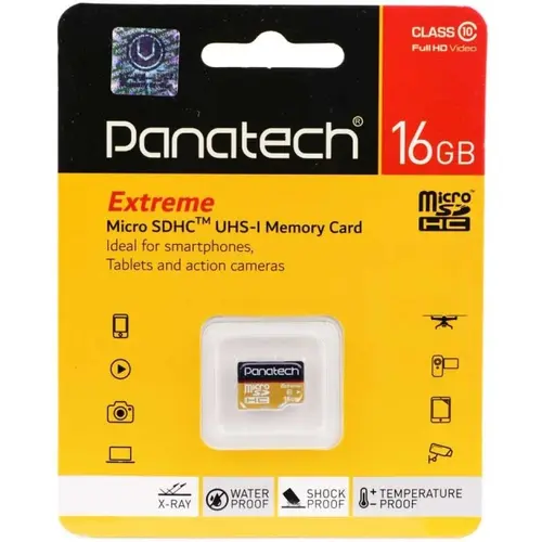 کارت حافظه پاناتک مدل Extreme ظرفیت ۱۶ گیگابایت کلاس ۱۰ UHS-I U1 سرعت ۳۰MBps - 1
