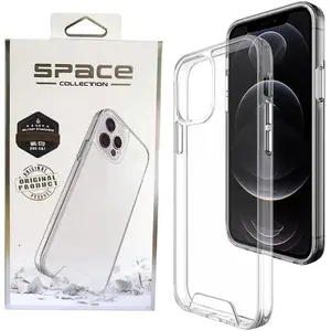 قاب ژله‌ای اسپیس شفاف و مقاوم مناسب iPhone 16 Pro Max