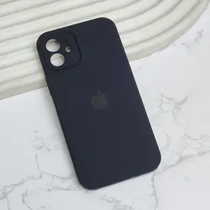 قاب سیلیکونی اورجینال محافظ لنزدار iPhone 12