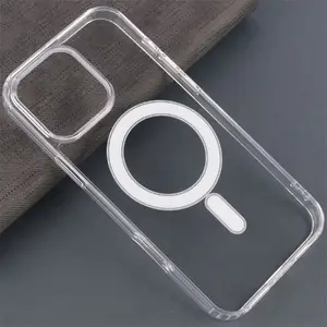 کاور گوشی موبایل آیفون 16 پرو مکس مگنتیک شفاف  Magnetic Clear Magsafe iPhone16 Pro max