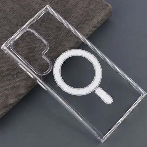 قاب ضد ضربه مگ سیف Clear Case Magnetic سامسونگ Galaxy S24 Ultra